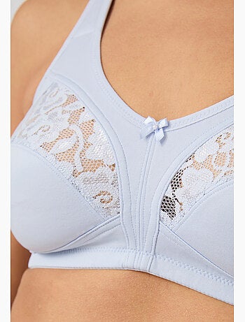 Soutien-gorge sans armatures dentelle, grand maintien - damart
