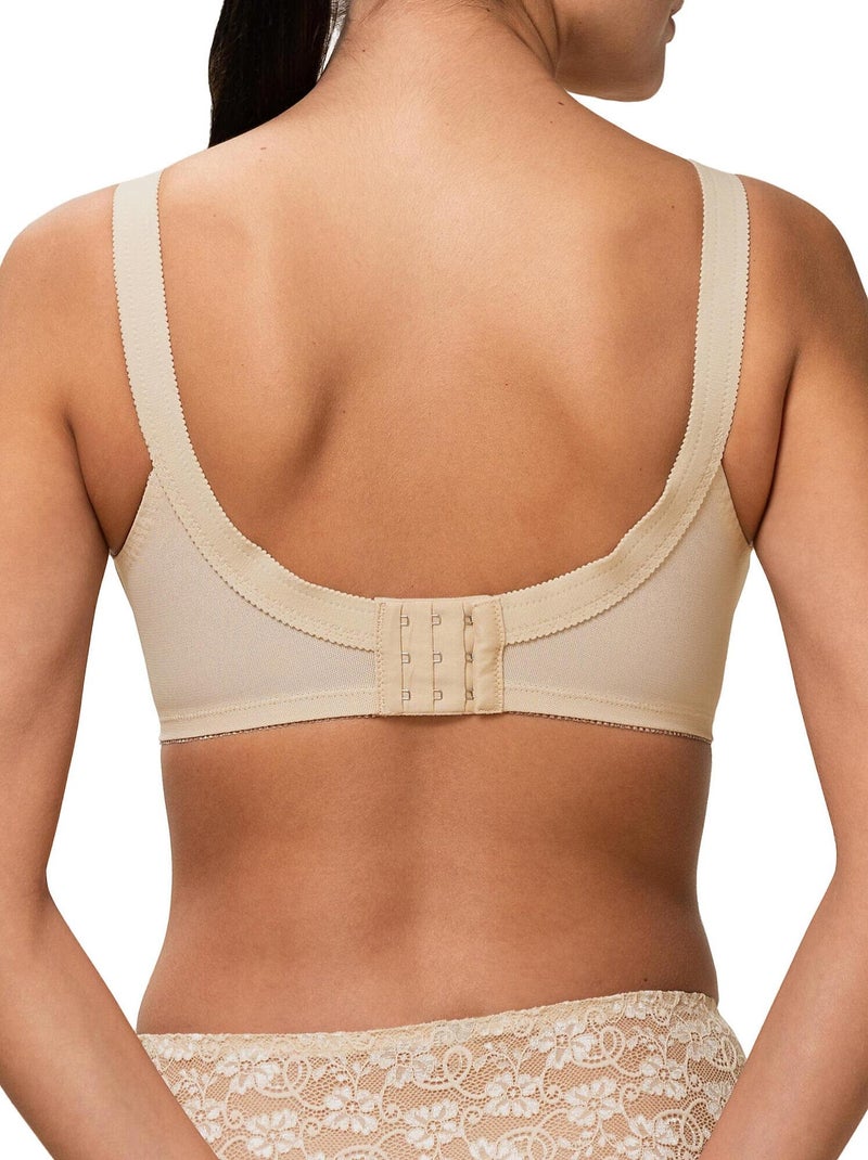 Soutien-gorge sans armatures DOREEN Beige - Kiabi
