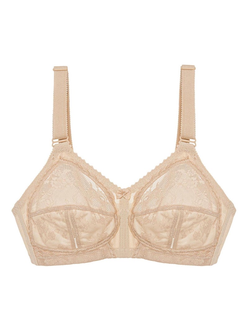 Soutien-gorge sans armatures DOREEN Beige - Kiabi