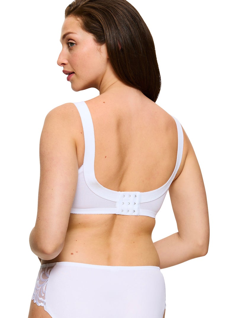 Soutien-gorge sans armatures DOREEN Blanc - Kiabi