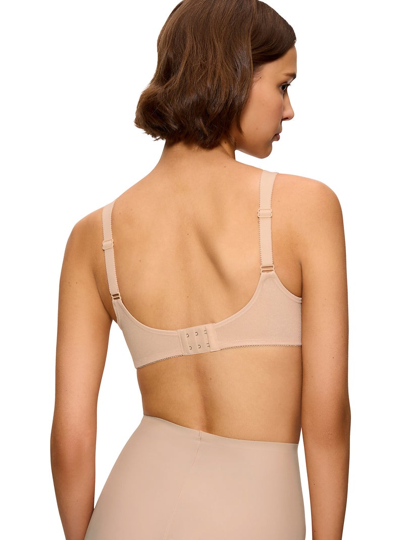 Soutien-gorge sans armatures DOREEN + COTTON01 Beige - Kiabi