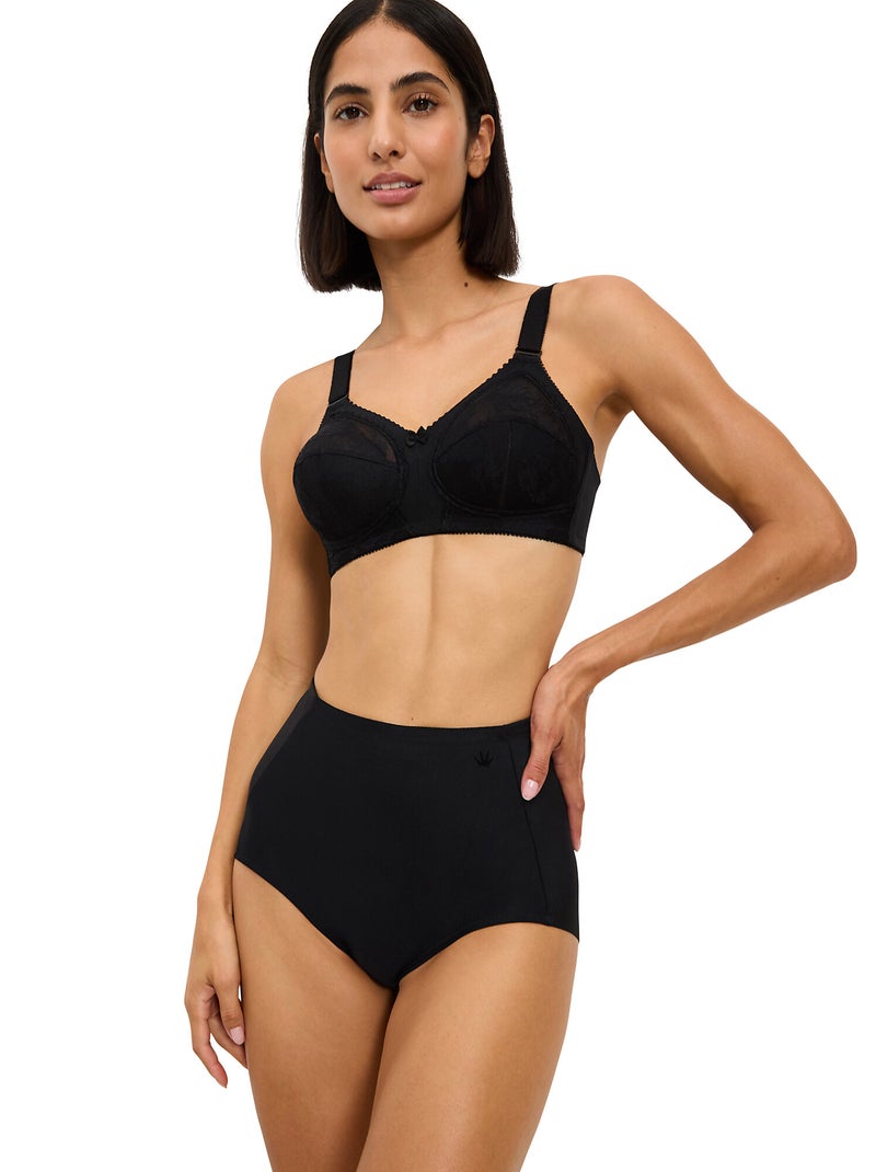 Soutien-gorge sans armatures DOREEN Noir - Kiabi