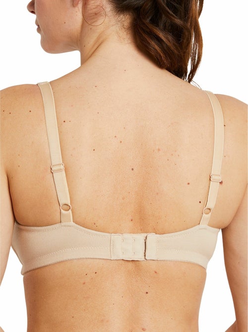 Soutien-gorge sans armatures en coton - Kiabi