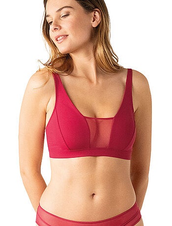 Soutien-gorge sans armatures femme tulle athena