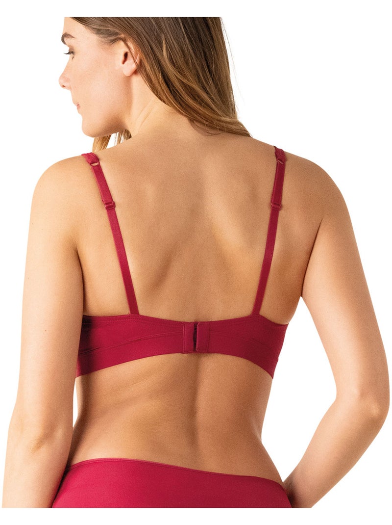 Soutien-gorge sans armatures femme tulle athena Rouge - Kiabi