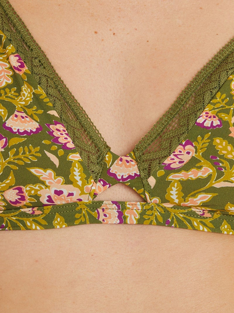 Soutien-gorge sans armatures Festival - RougeGorge Lingerie Vert forêt - Kiabi