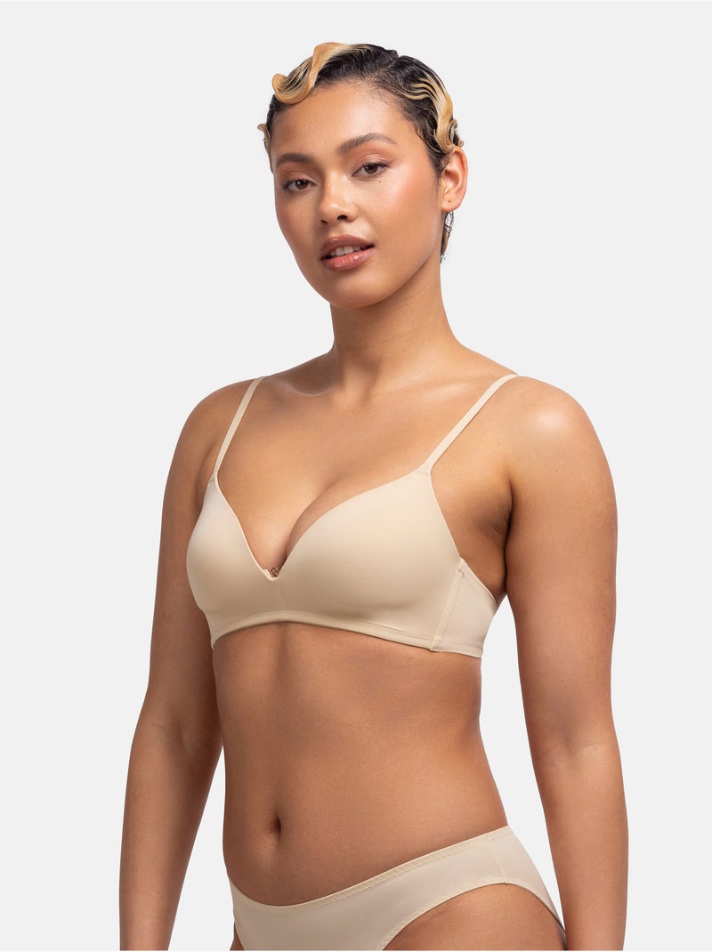 Soutien-gorge sans armatures fili Dorina Beige - Kiabi