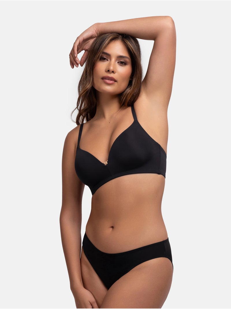 Soutien-gorge sans armatures fili Dorina Noir - Kiabi