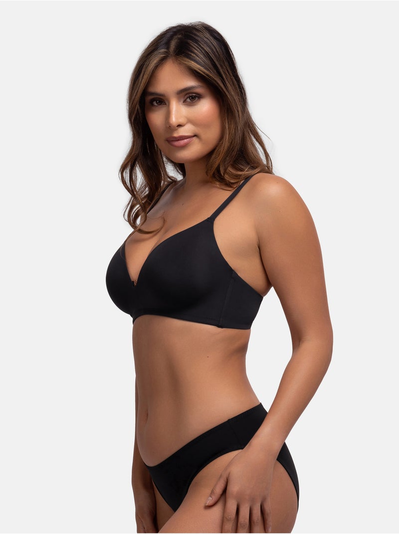 Soutien-gorge sans armatures fili Dorina Noir - Kiabi