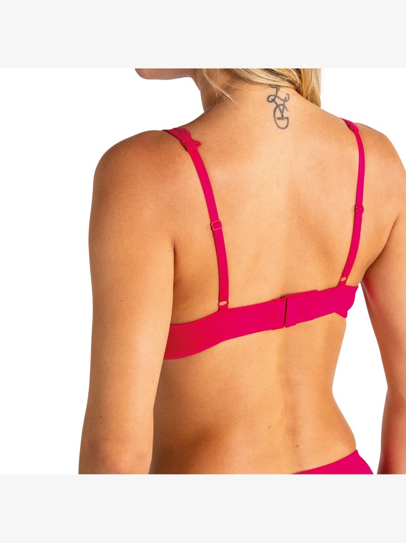 Soutien-gorge sans armatures forme foulard femme gloss athena Rose - Kiabi