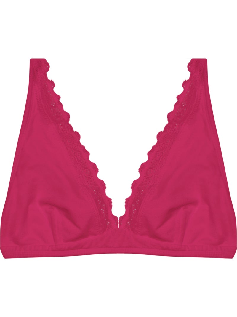 Soutien-gorge sans armatures forme foulard femme gloss athena Rose - Kiabi