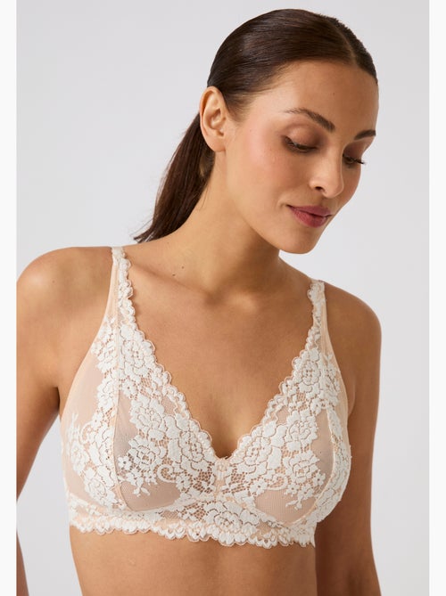 Soutien-gorge sans armatures forme foulard rosa by damart - damart - Kiabi Soutien-gorge sans armatures forme foulard rosa by damart - damart - Kiabi