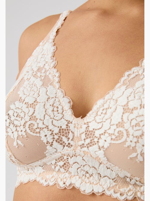Soutien-gorge sans armatures forme foulard rosa by damart - damart - Kiabi Soutien-gorge sans armatures forme foulard rosa by damart - damart - Kiabi