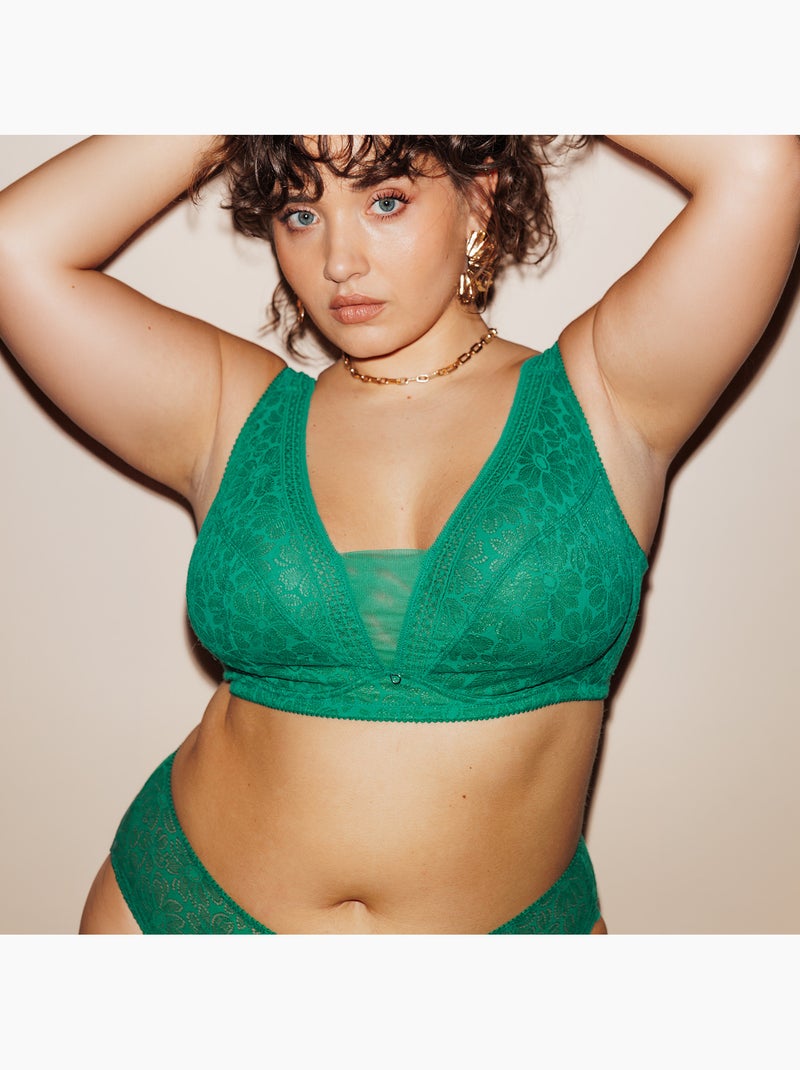 Soutien-gorge sans armatures Gabi+ - RougeGorge Lingerie Vert - Kiabi