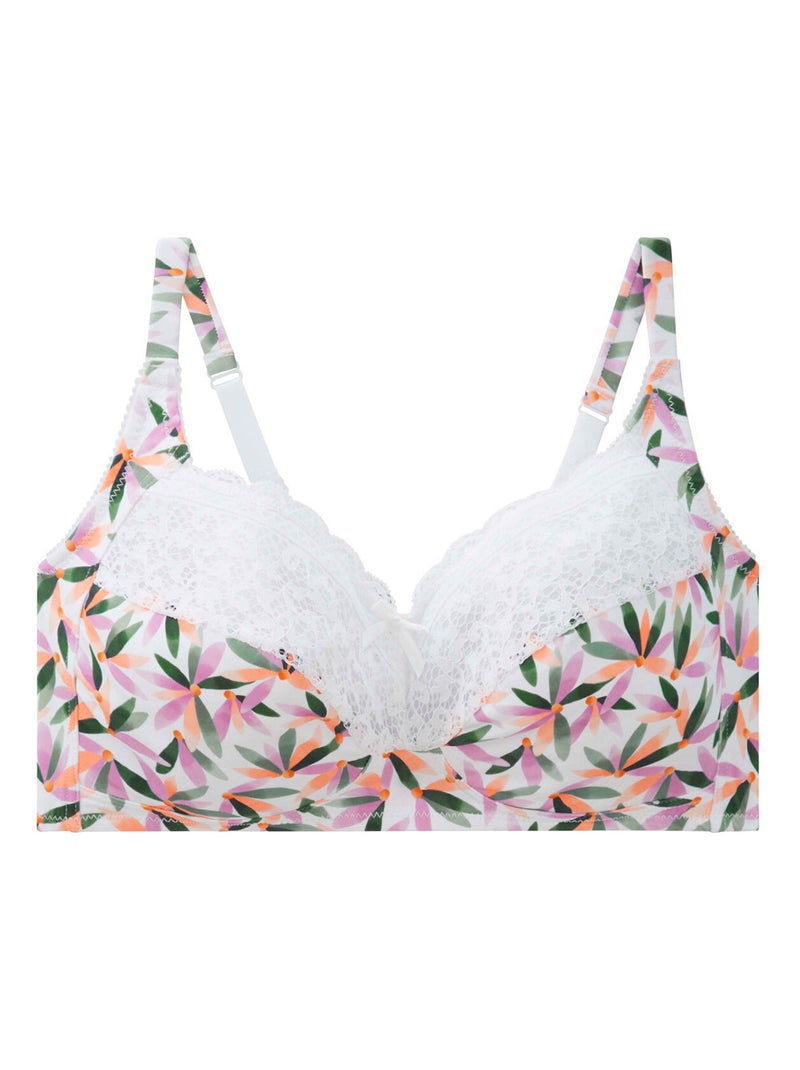 Soutien-gorge sans armatures grand maintien ELLA - Pomm'Poire Multicolore - Kiabi