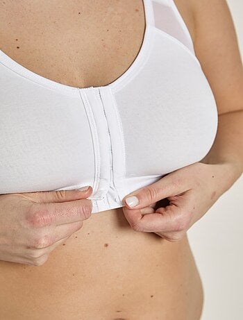 Soutien-gorge sans armatures grand maintien ouvert devant