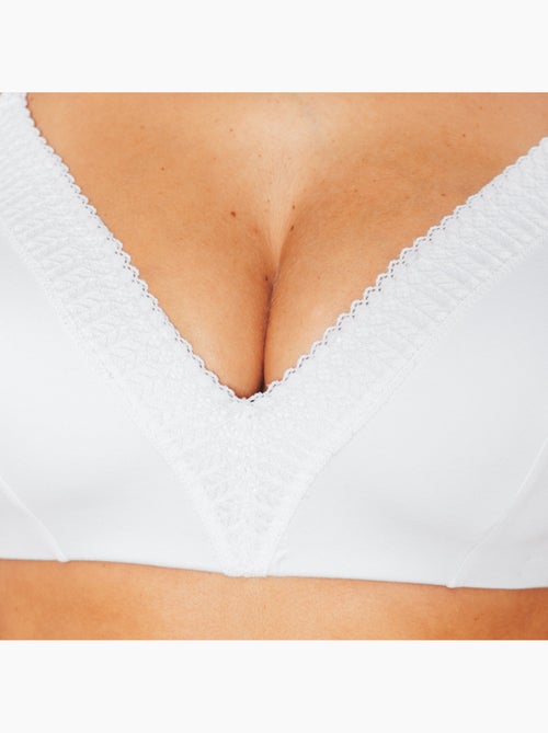SOUTIEN-GORGE SANS ARMATURES GRIS EN COTON - RougeGorge Lingerie - Kiabi