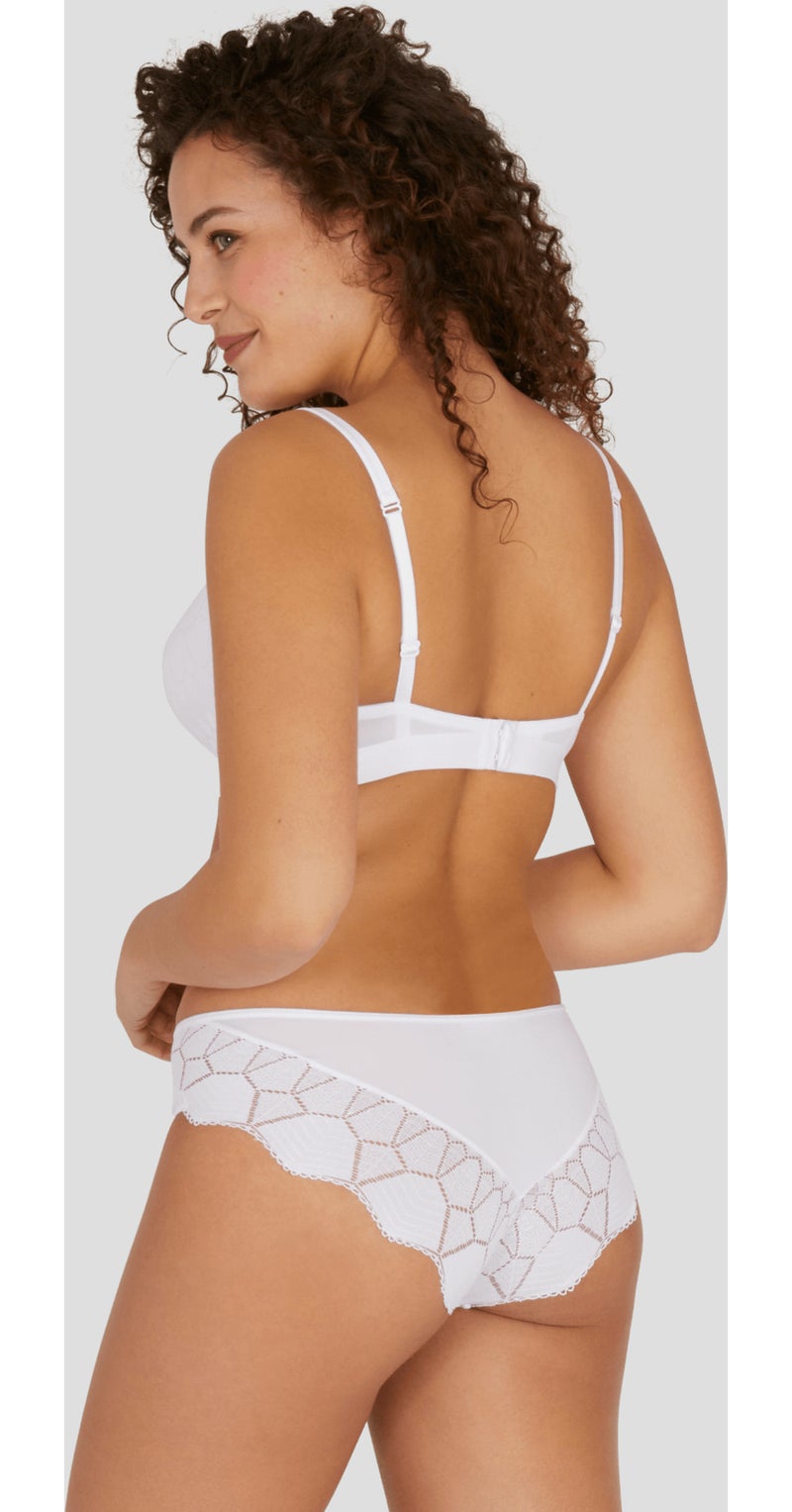 Soutien-gorge sans armatures HARMONIE Blanc - Kiabi