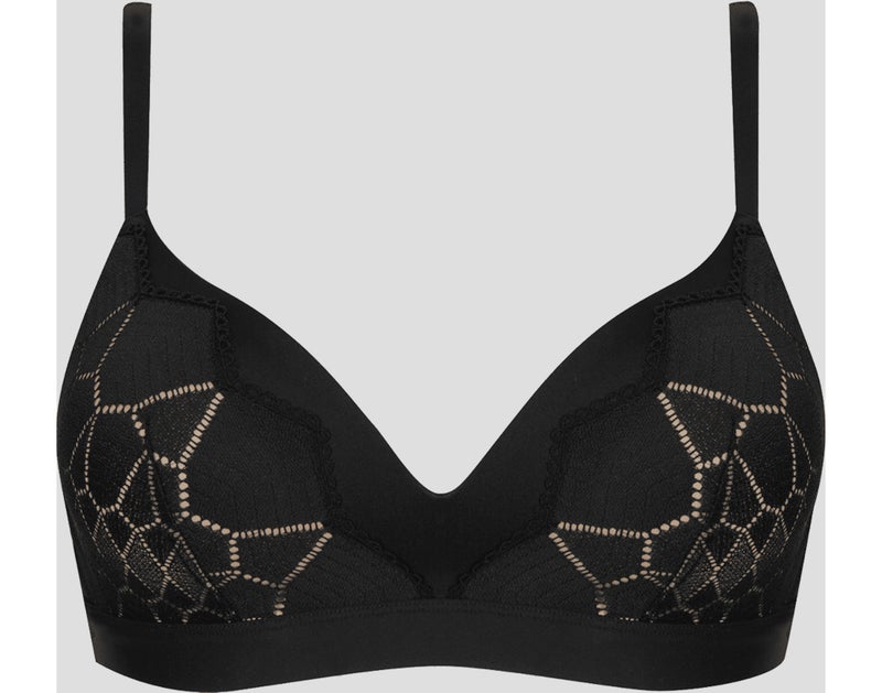 Soutien-gorge sans armatures HARMONIE Noir - Kiabi