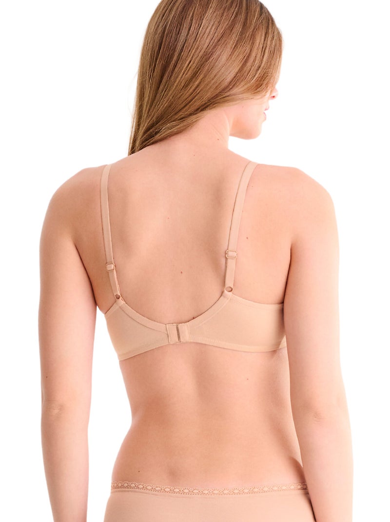 Soutien-gorge sans armatures INES Beige - Kiabi