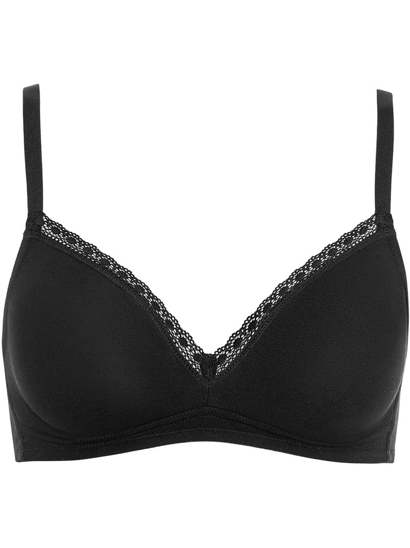 Soutien-gorge sans armatures INES Noir - Kiabi