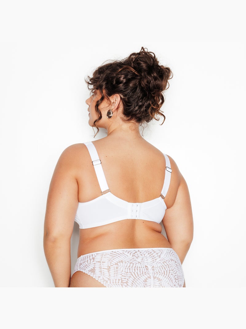 Soutien-gorge sans armatures Isabelle+ - RougeGorge Lingerie Blanc - Kiabi