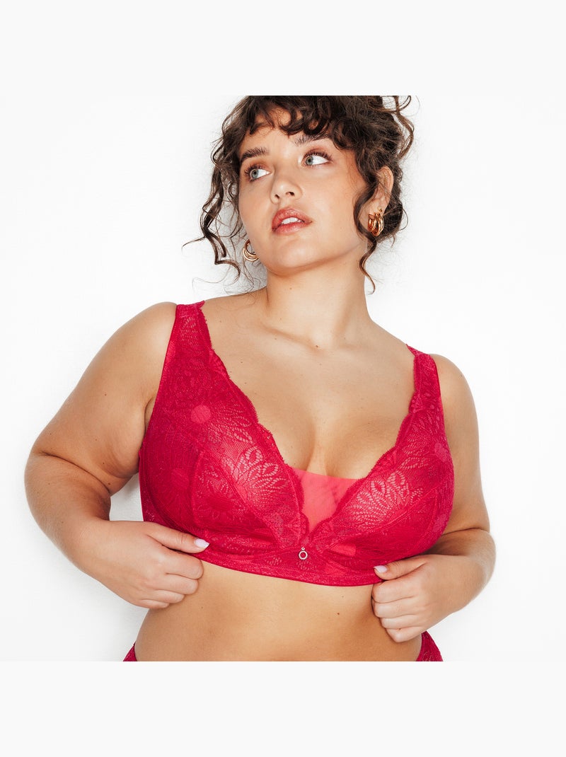 Soutien-gorge sans armatures Isma - RougeGorge Lingerie Rose - Kiabi