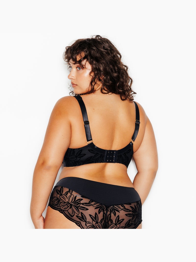 Soutien-gorge sans armatures joie - rougegorge lingerie Noir - Kiabi
