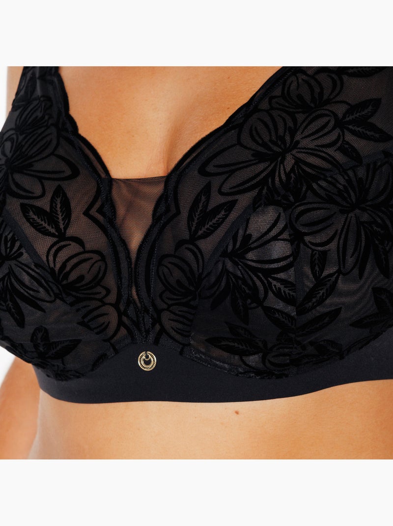 Soutien-gorge sans armatures joie - rougegorge lingerie Noir - Kiabi
