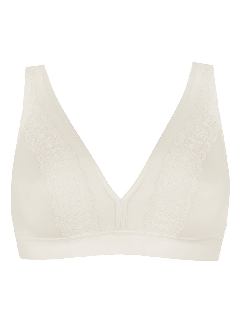 Soutien-gorge sans armatures JOUR APRÈS JOUR Ecru - Kiabi