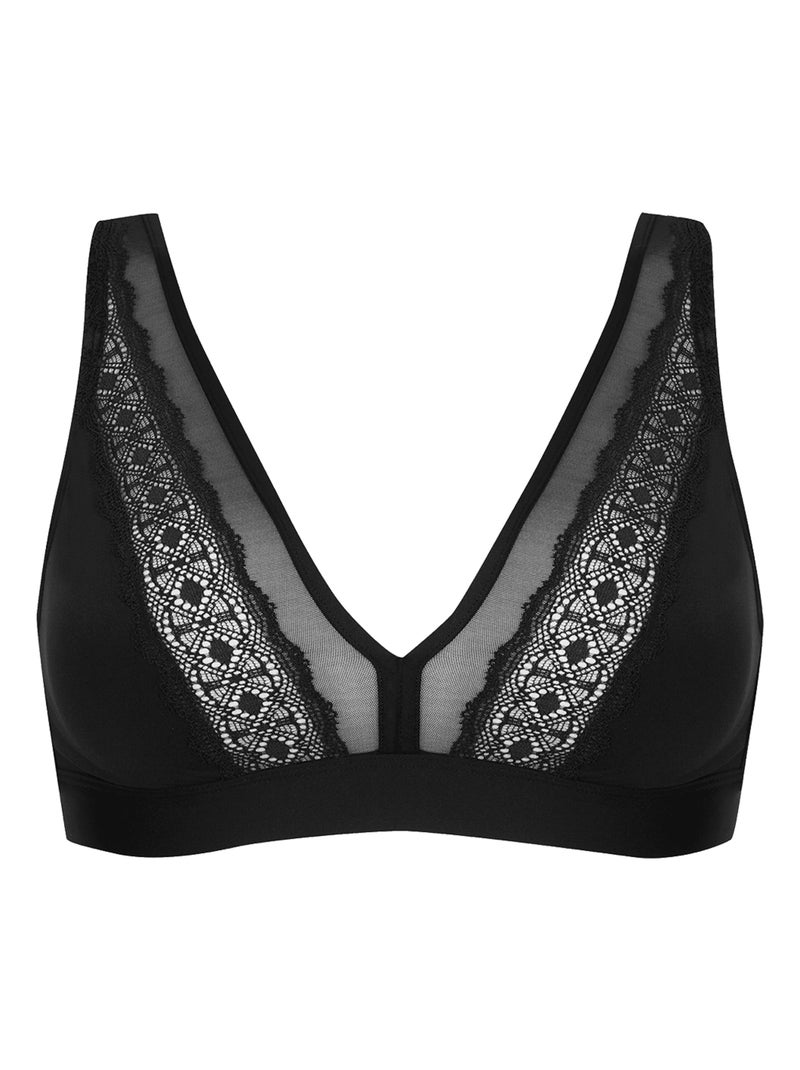 Soutien-gorge sans armatures JOUR APRÈS JOUR Noir - Kiabi