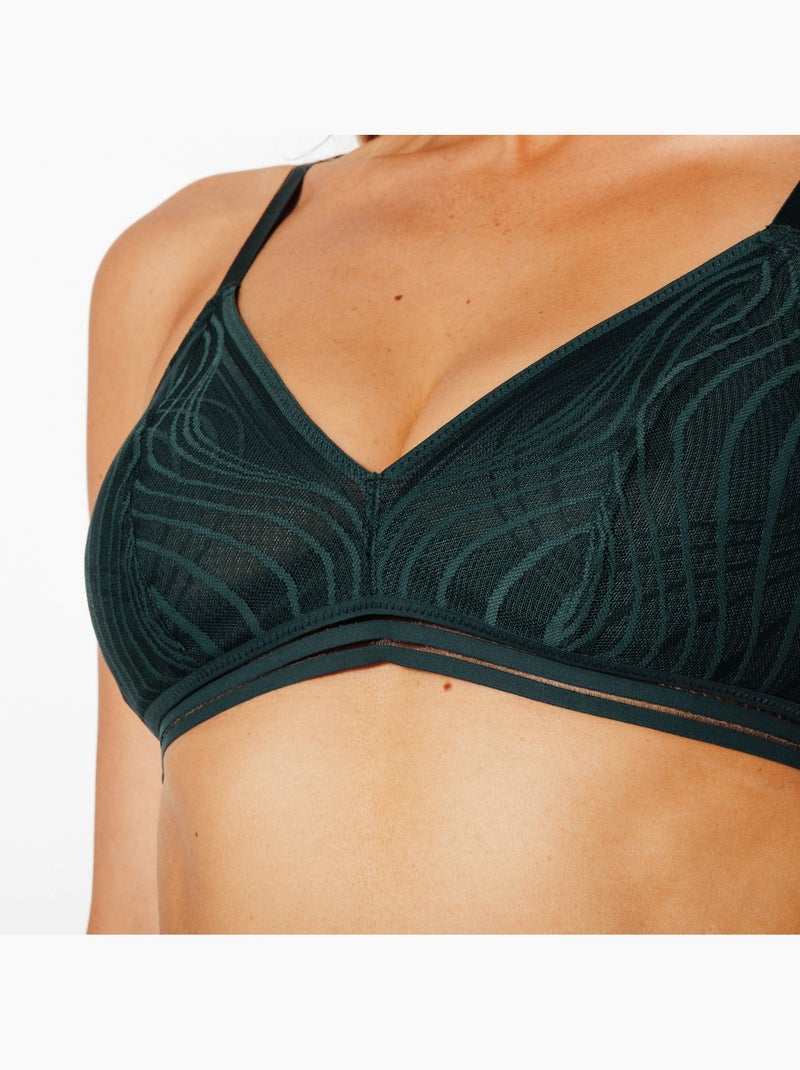 Soutien-gorge sans armatures Jovana - RougeGorge Lingerie Vert foncé - Kiabi