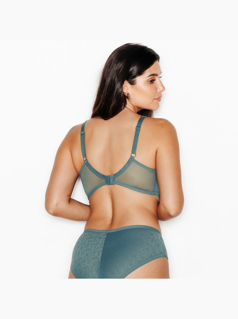 Soutien-gorge sans armatures Juliane - RougeGorge Lingerie Bleu pétrole - Kiabi