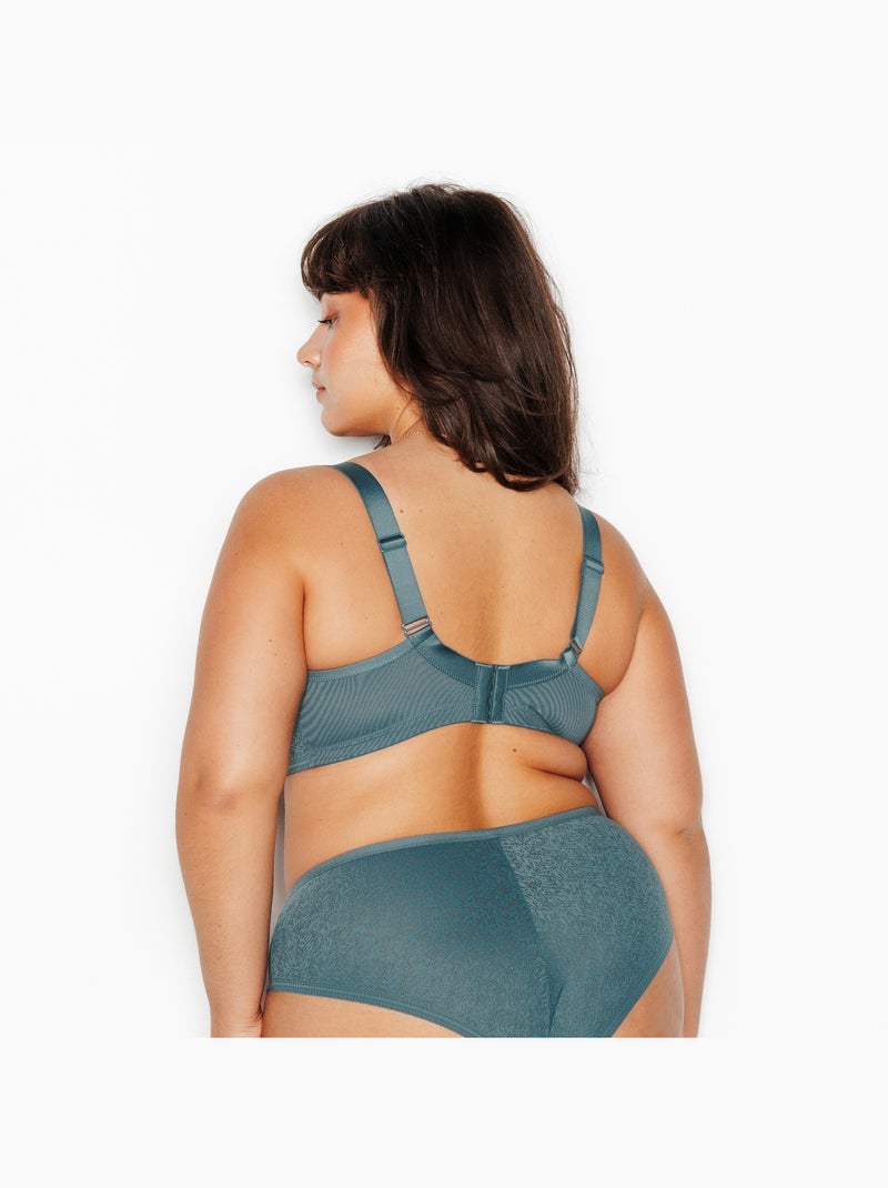 Soutien-gorge sans armatures Juliane - RougeGorge Lingerie Bleu pétrole - Kiabi