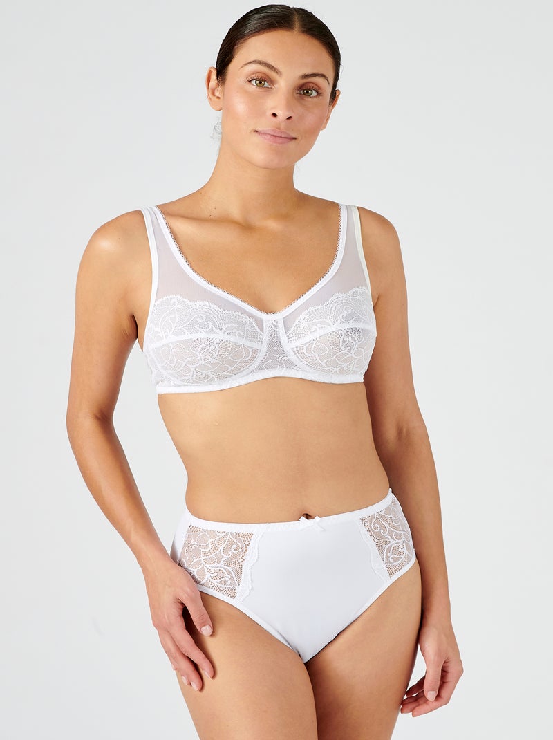 Soutien-gorge sans armatures LEA by Damart - Damart Blanc - Kiabi
