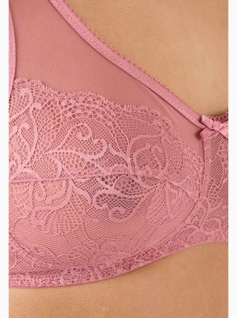 Soutien-gorge sans armatures LEA by Damart - Damart Rose - Kiabi