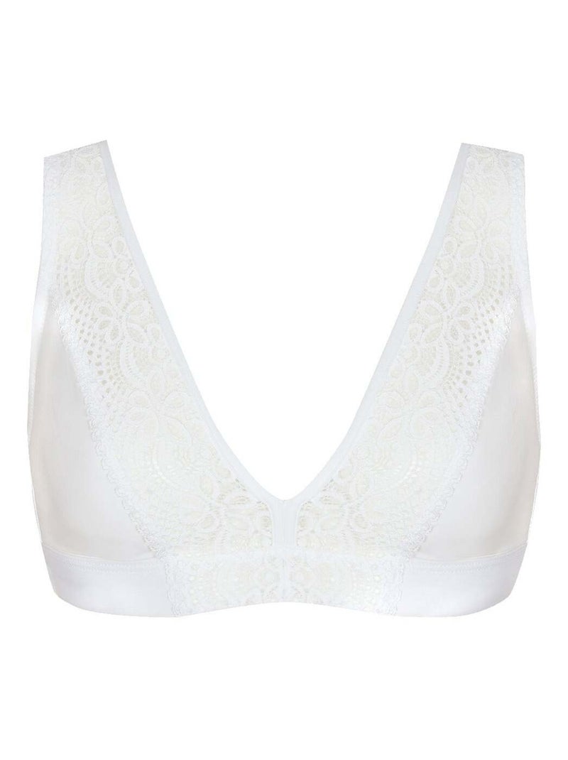 Soutien-gorge sans armatures L'IRRÉSISTIBLE Blanc - Kiabi