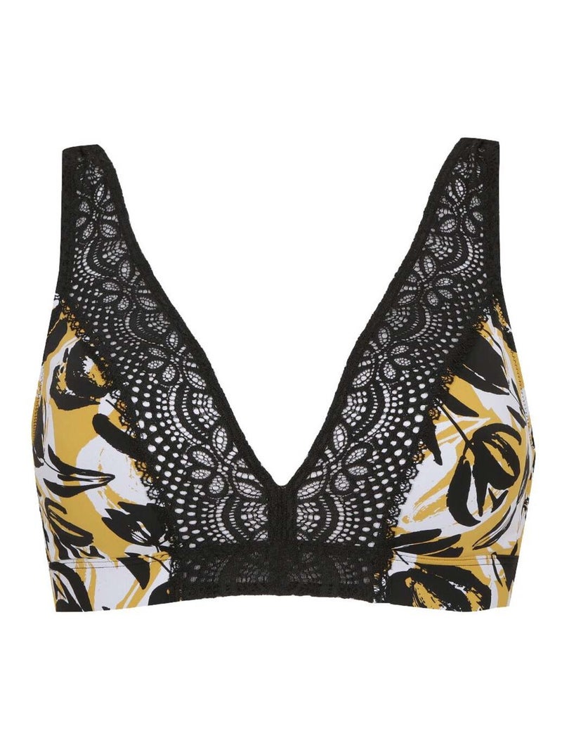 Soutien-gorge sans armatures L'IRRÉSISTIBLE Jaune - Kiabi