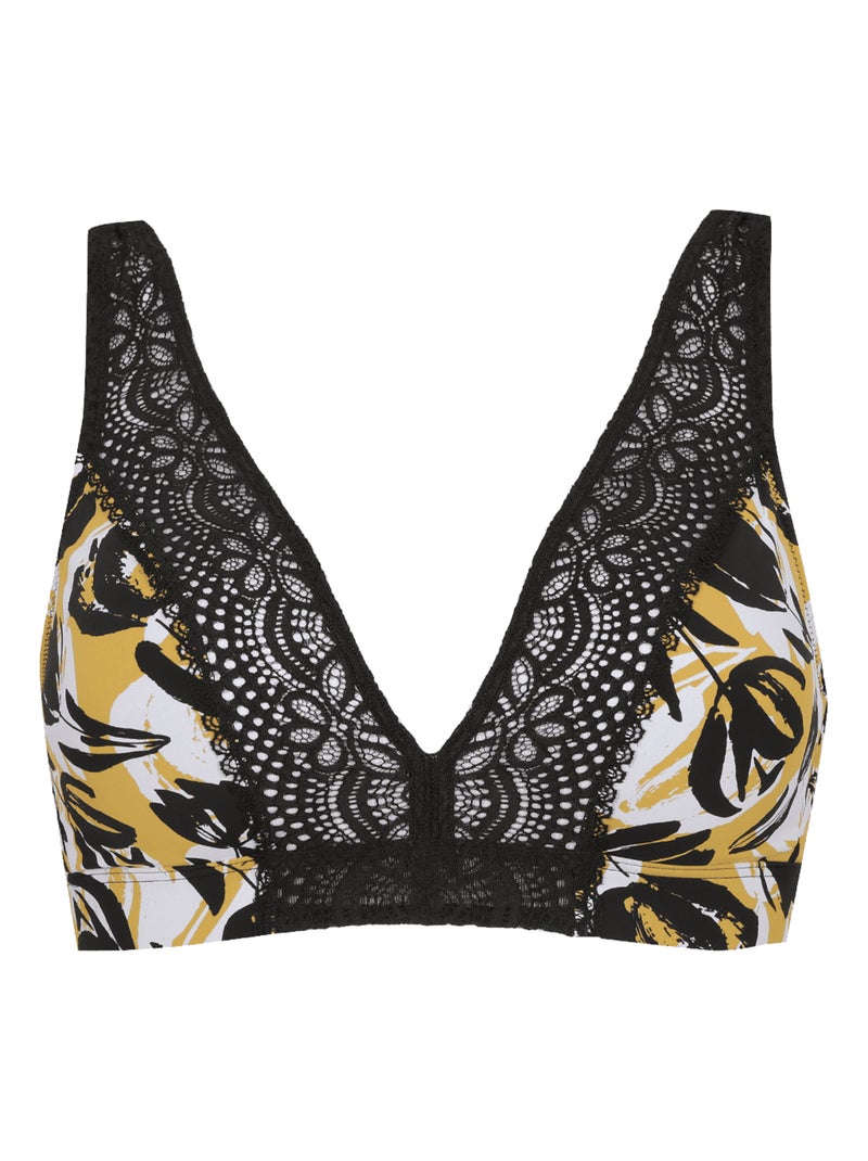 Soutien-gorge sans armatures L'IRRÉSISTIBLE Jaune - Kiabi