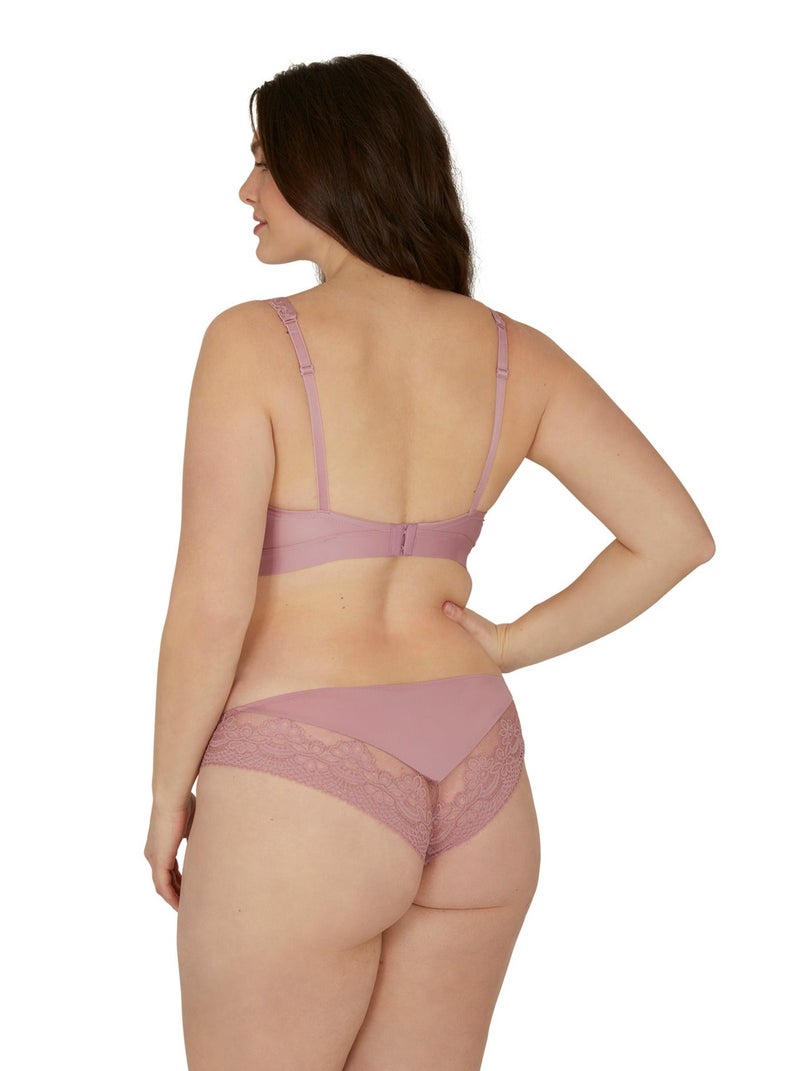 Soutien-gorge sans armatures L'IRRÉSISTIBLE Mauve lilas - Kiabi