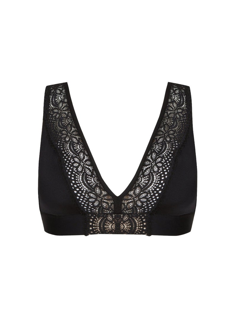 Soutien-gorge sans armatures L'IRRÉSISTIBLE Noir - Kiabi