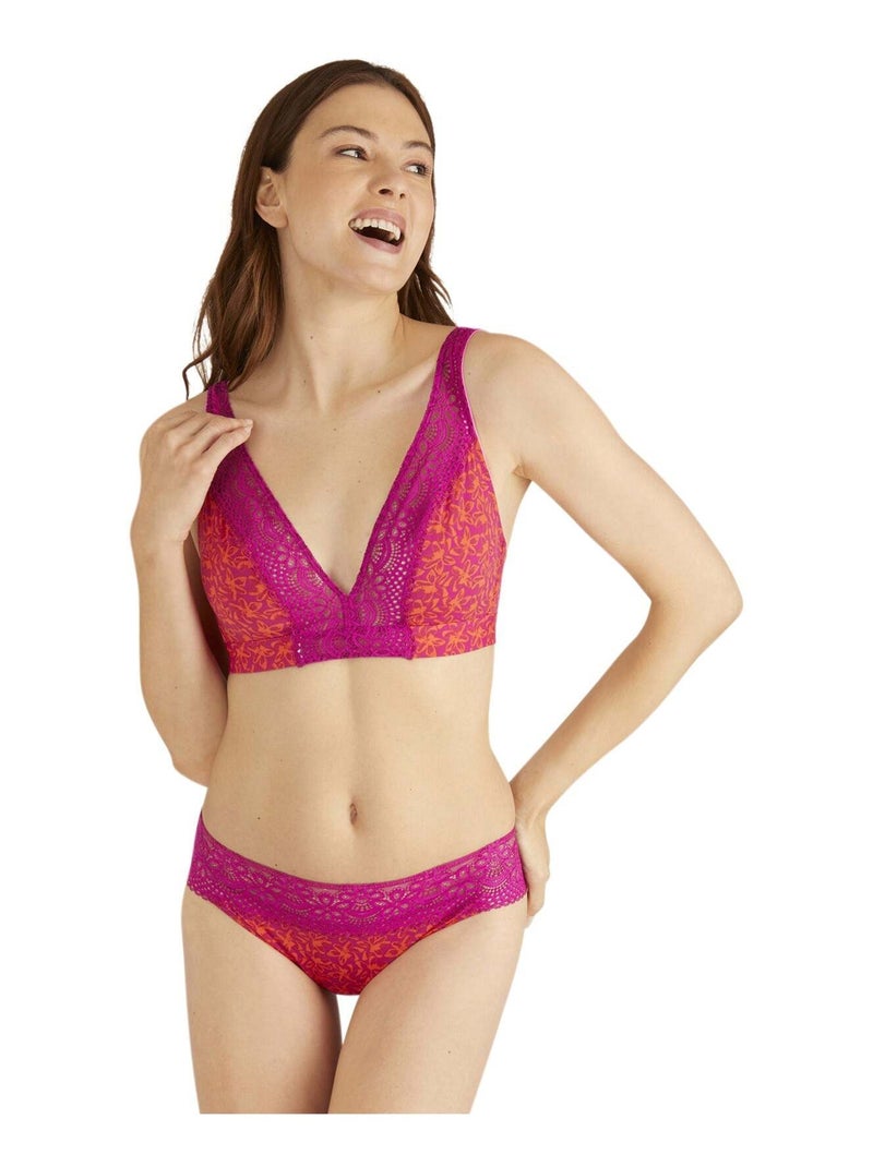 Soutien-gorge sans armatures L'IRRÉSISTIBLE Rose - Kiabi