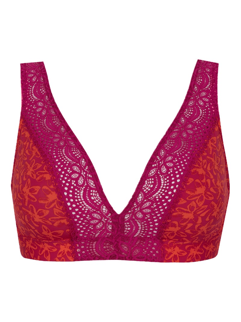 Soutien-gorge sans armatures L'IRRÉSISTIBLE Rose - Kiabi