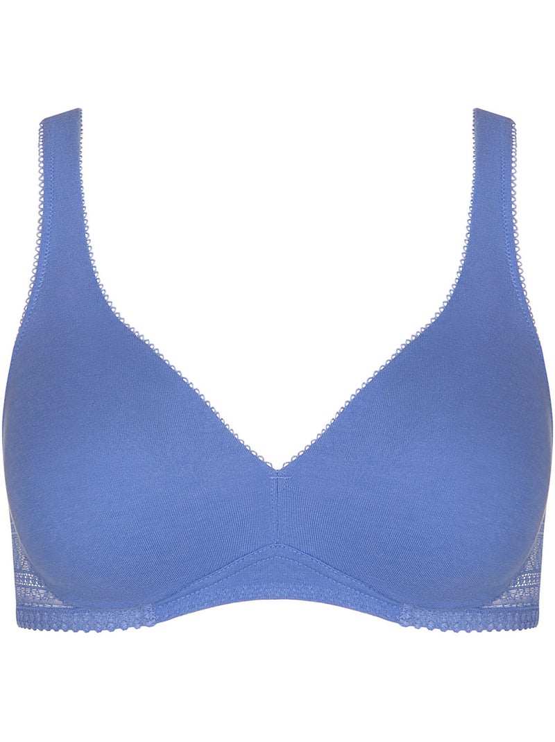 Soutien-gorge sans armatures Lucky Bleu - Kiabi