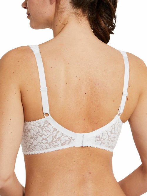 Soutien-gorge sans armatures maille jacquard - Kiabi
