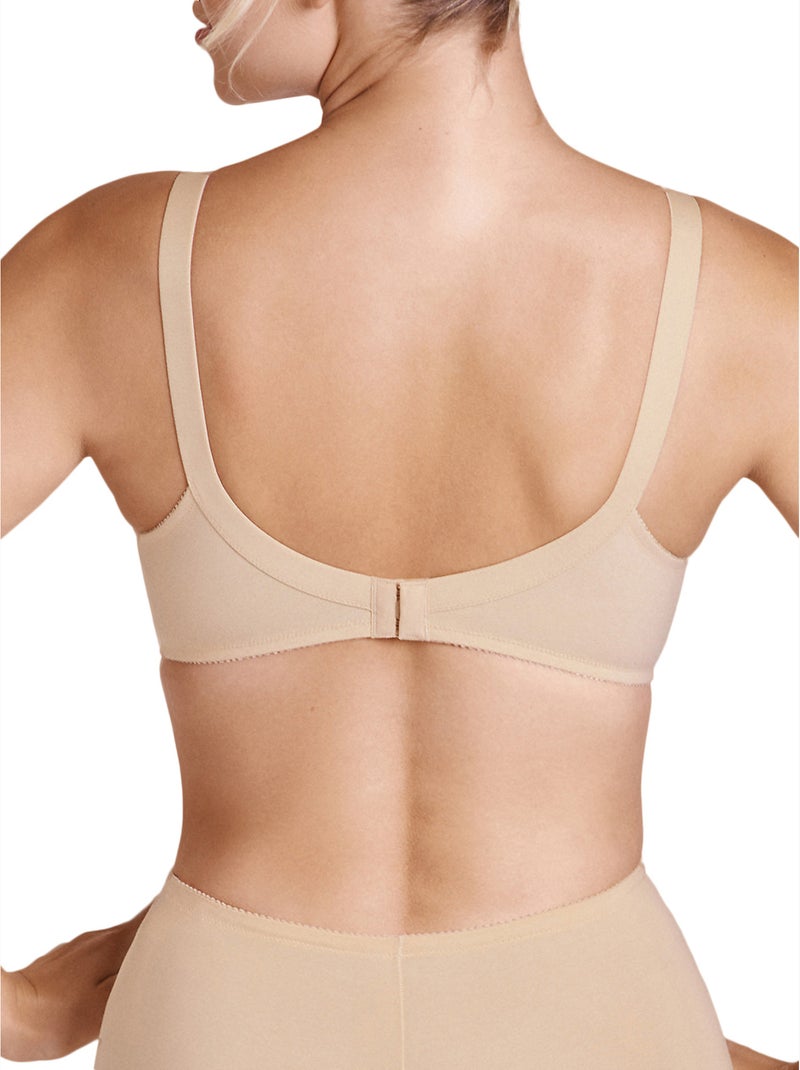 Soutien-gorge sans armatures Manja Beige - Kiabi
