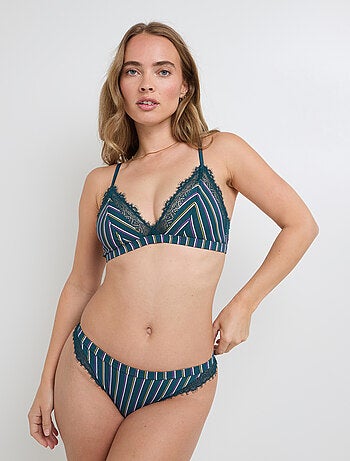 Soutien-gorge sans armatures microfibre Gaston - RougeGorge Lingerie