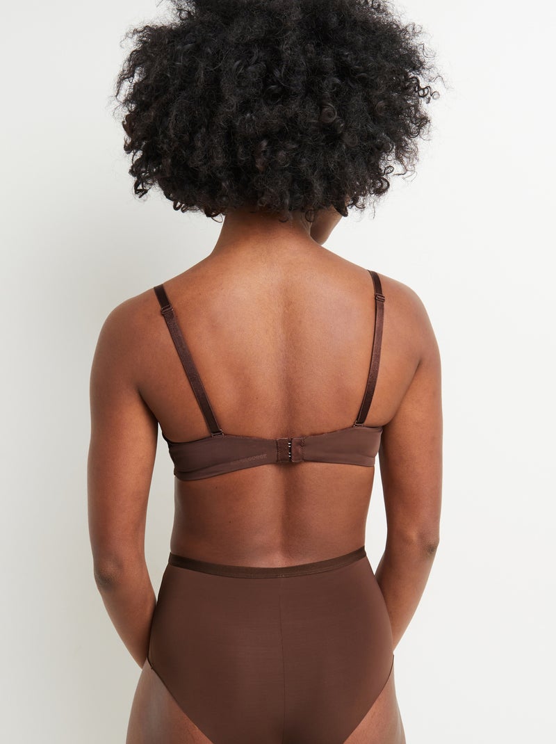 Soutien-gorge sans armatures microfibre Perfect - RougeGorge Lingerie Marron - Kiabi
