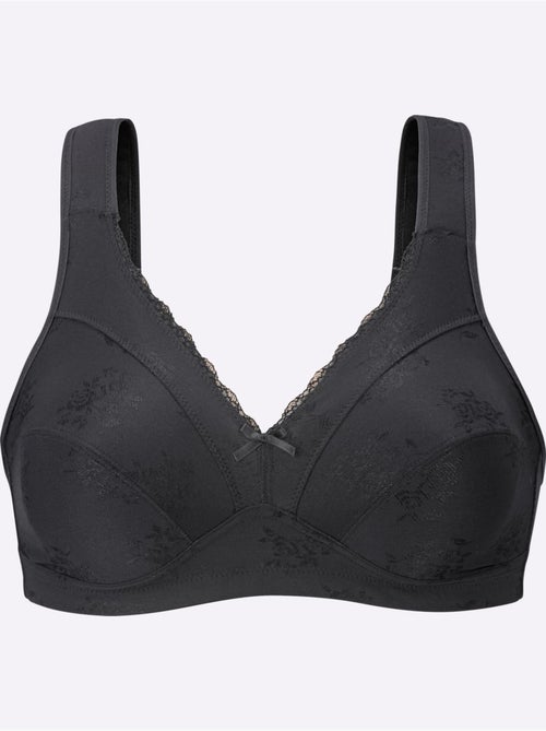 Soutien-gorge Sans Armatures Motif Jacquard - Moda Vilona - Kiabi Soutien-gorge Sans Armatures Motif Jacquard - Moda Vilona - Kiabi