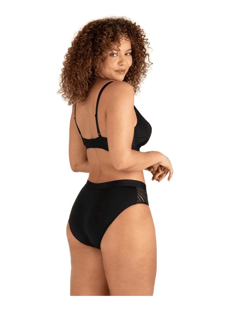 Soutien-gorge sans armatures MUSE Noir - Kiabi